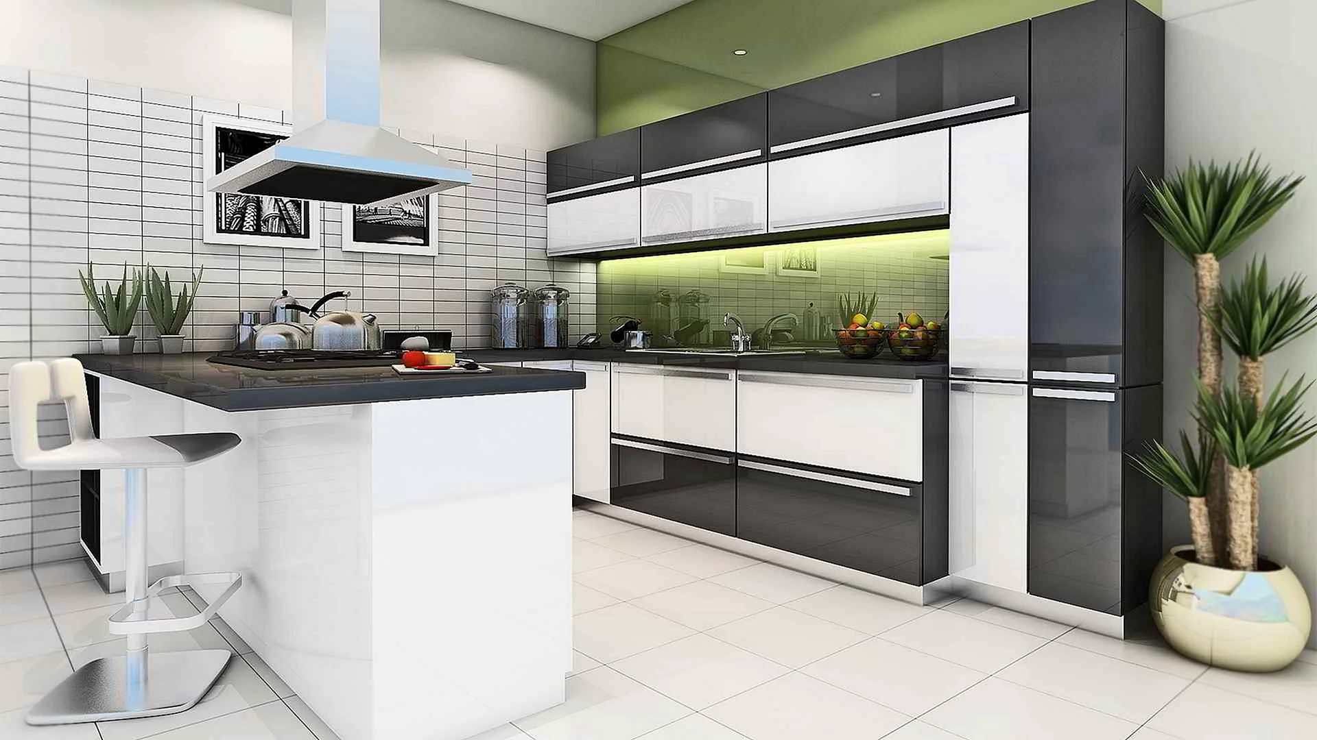 Download Modular Kitchen Design Wallpaper - WallpapersHigh