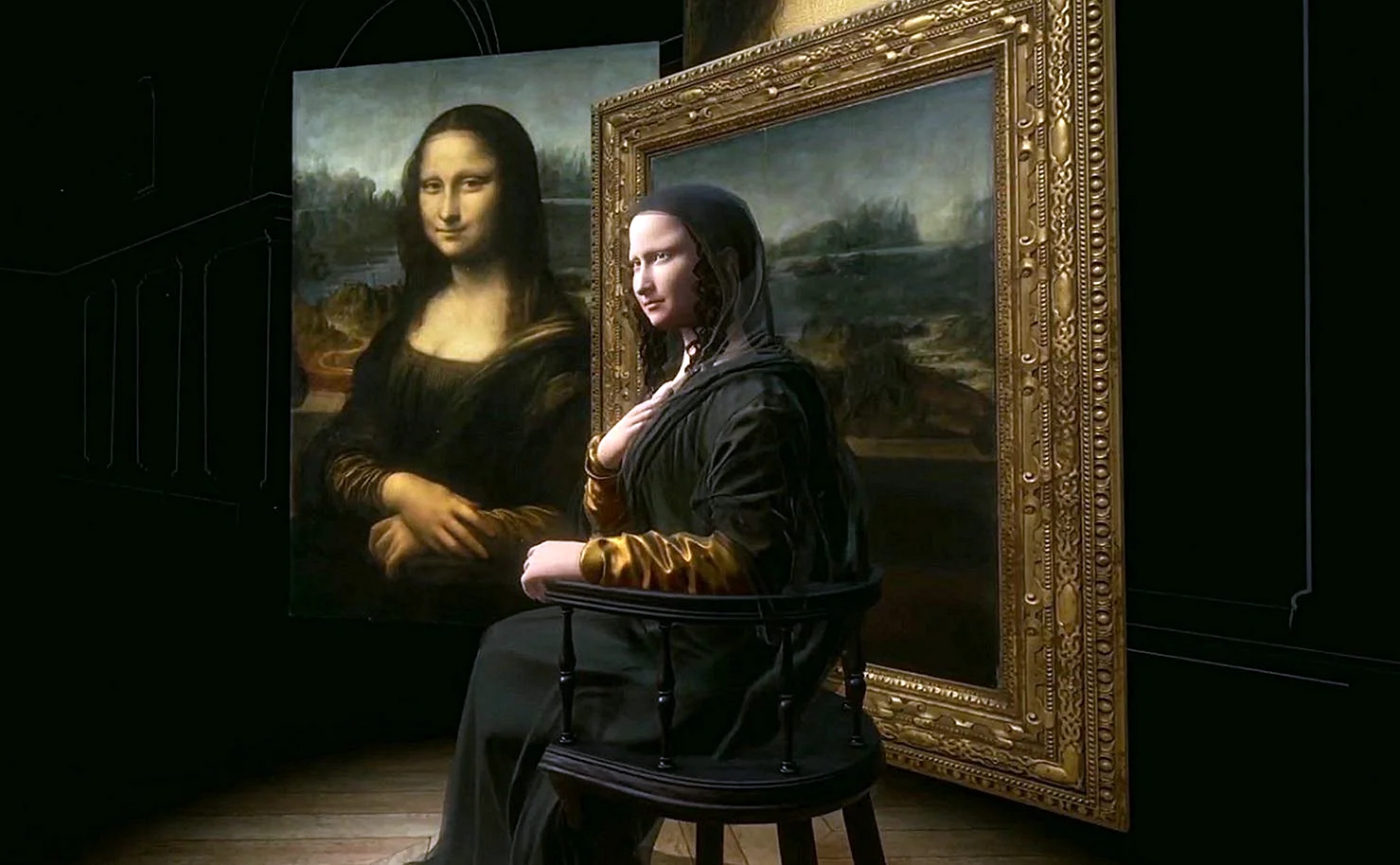 Mona Lisa Louvre Wallpaper