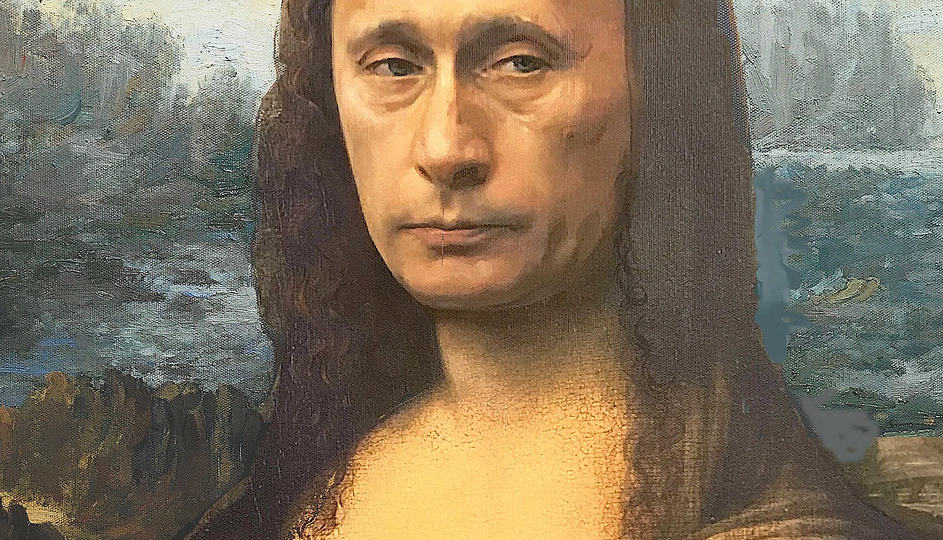 Mona Lisa Putin Wallpaper