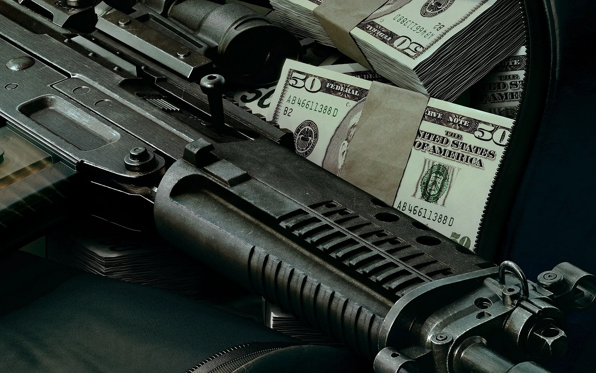 Money Gun Wallpaper