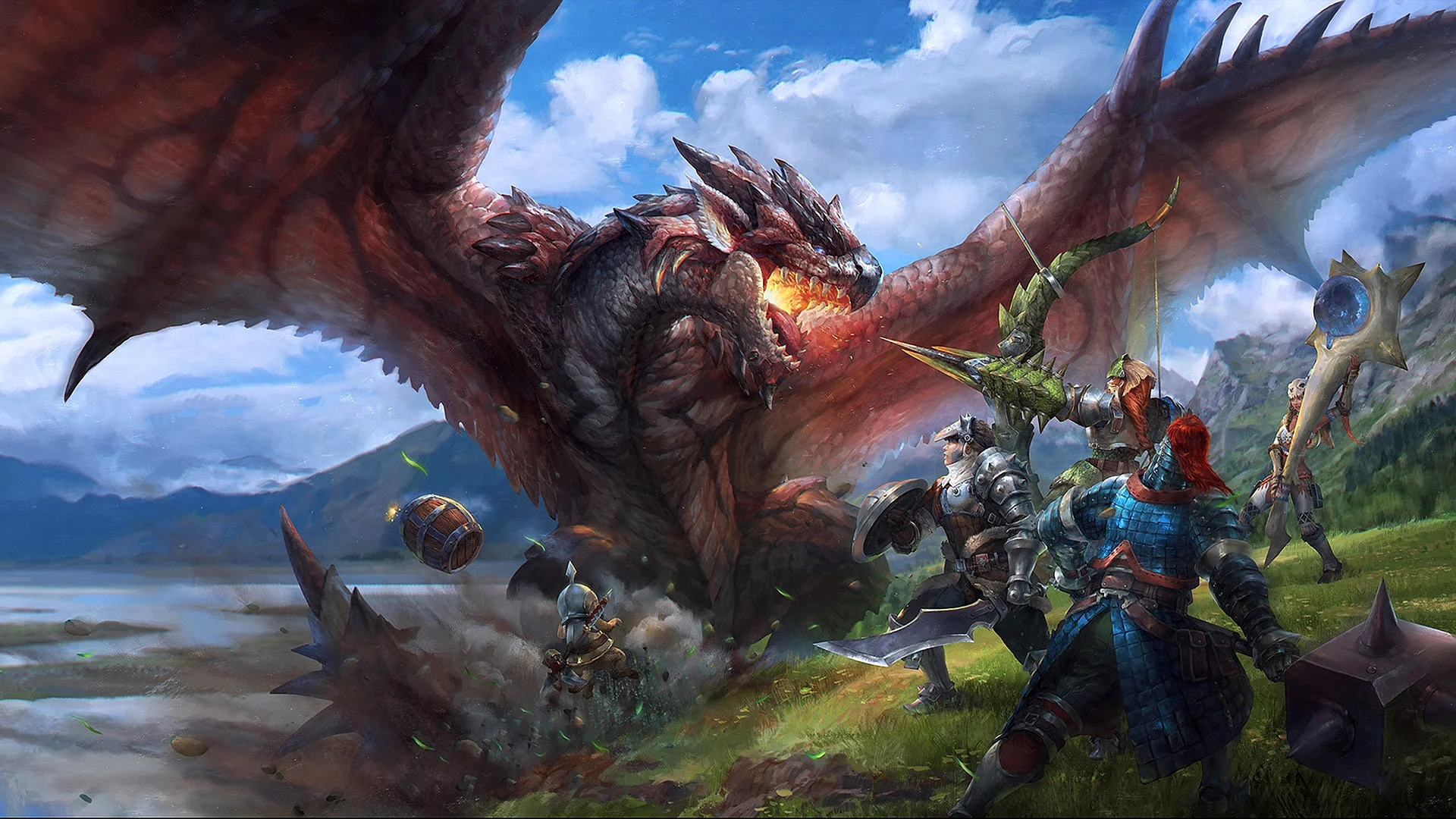 Monster Hunter Dragons Wallpaper