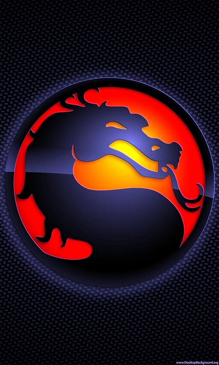 Mortal Kombat Logo Wallpaper For iPhone