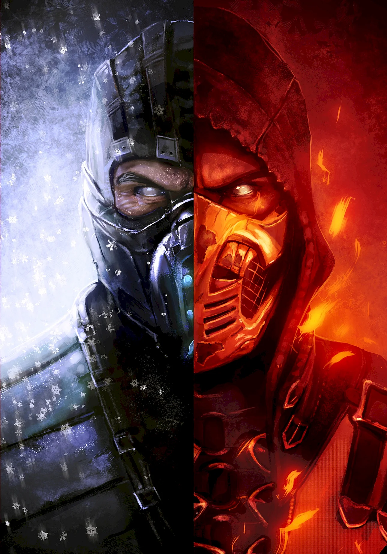 Mortal Kombat Sub-Zero Scorpion Wallpaper For iPhone