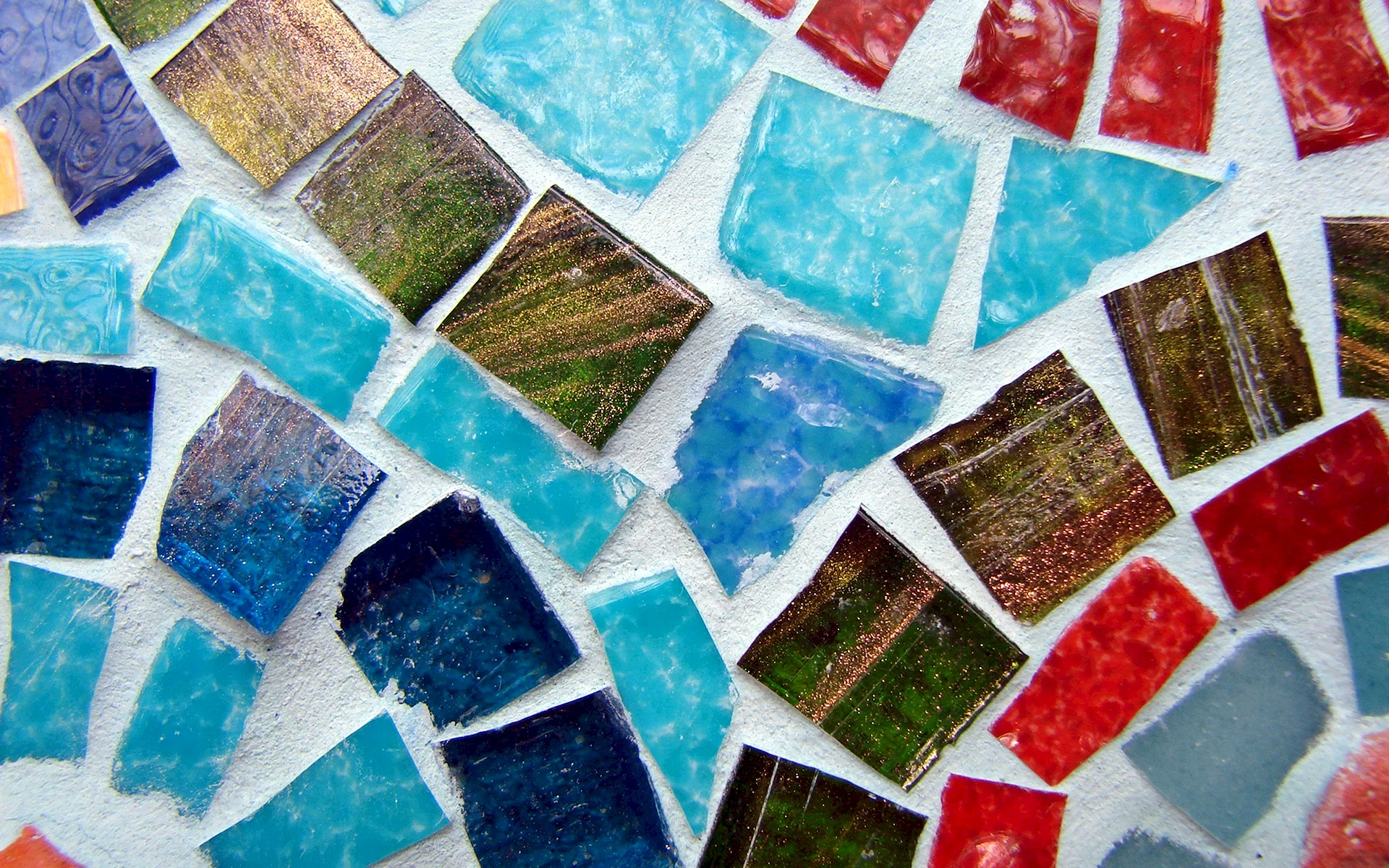 Mosaic Wall Texture Pebbles Wallpaper