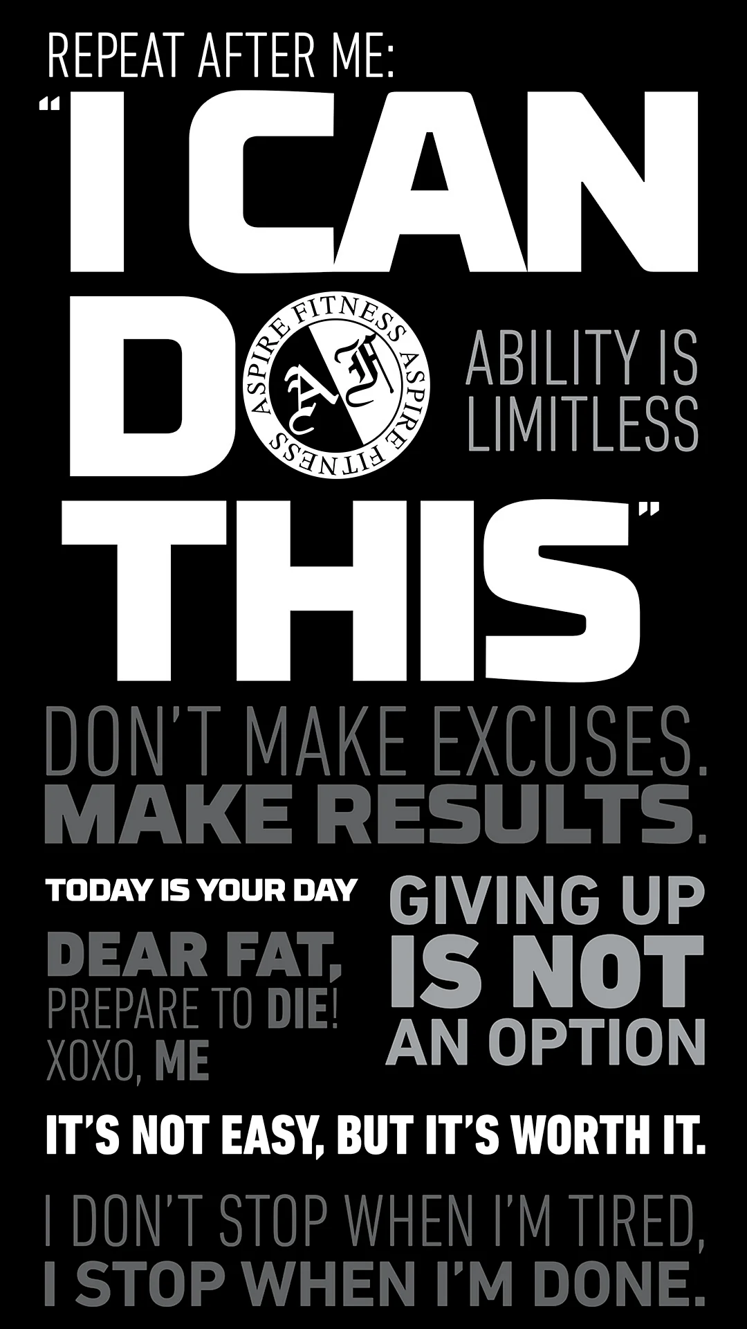 Motivational Phone Wallpaper For iPhone