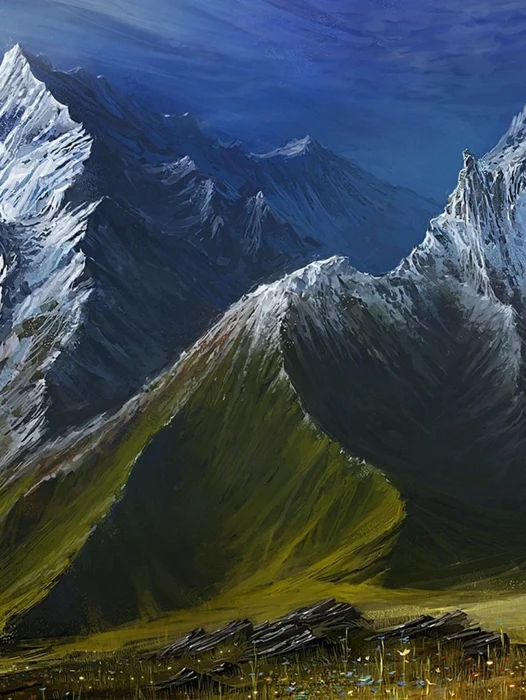 Mountain Digital Art Wallpaper