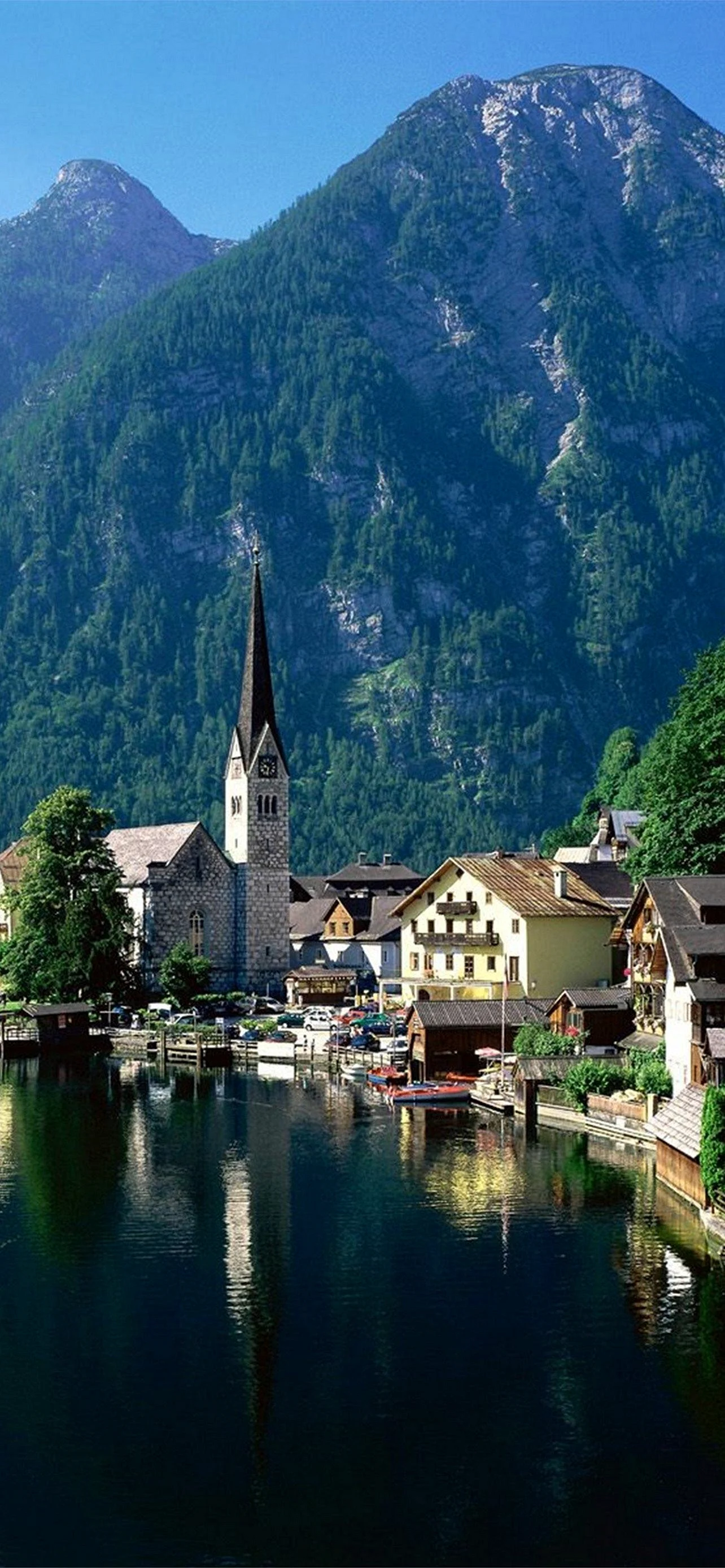 Mountain Village Wallpaper for iPhone 13 Pro Max
