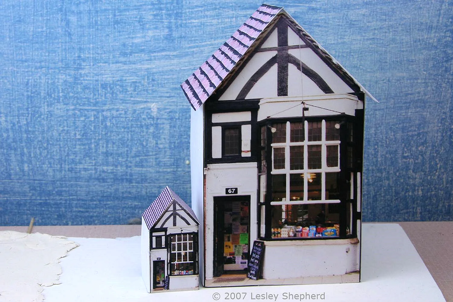 Movie Scene Miniature House Wallpaper