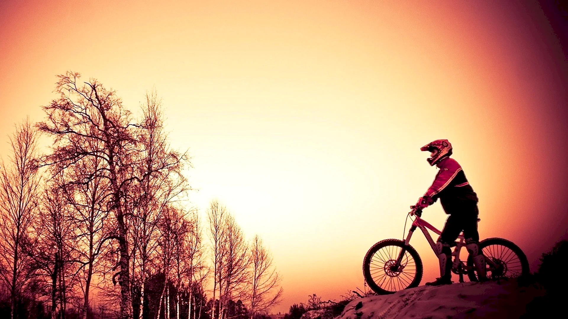 Mtb Cyclist Wallpaper