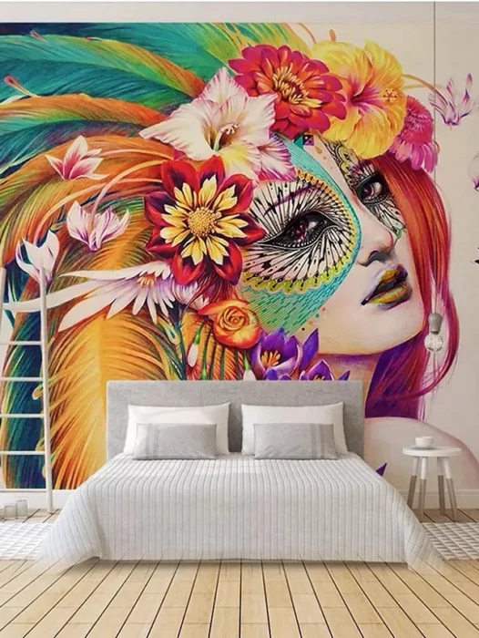 Mural Paint Wall Wallpaper