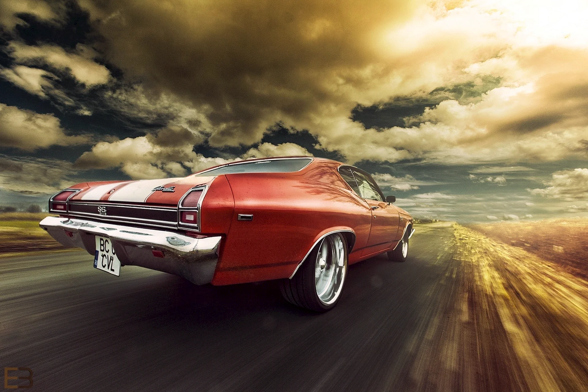 Muscle Car Art Wallpaper