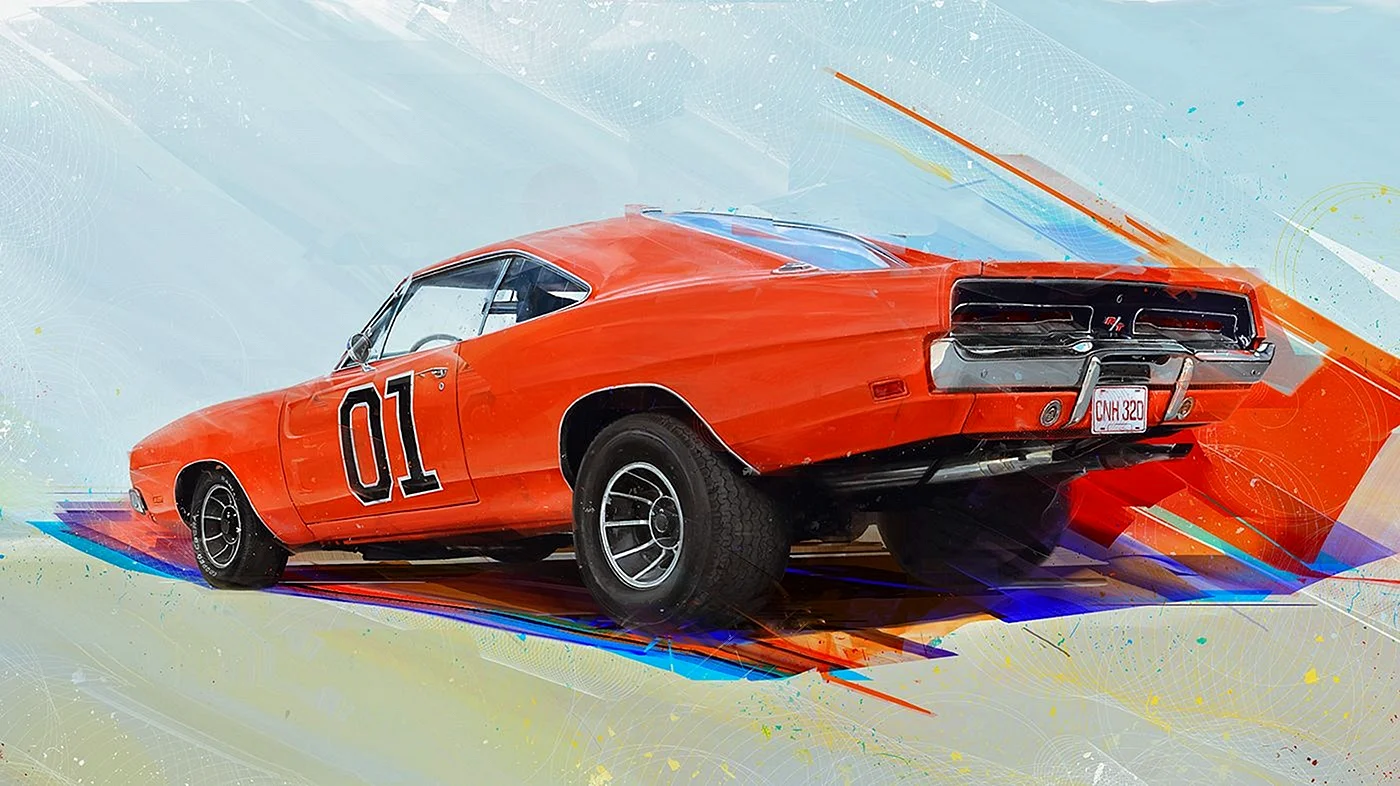 Muscle car Art Wallpaper