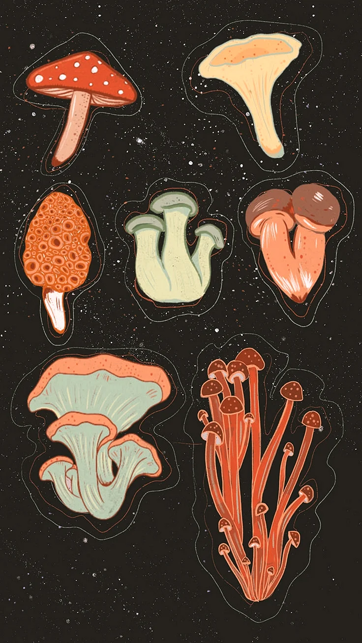 Mushroom Aesthetic Wallpaper For iPhone