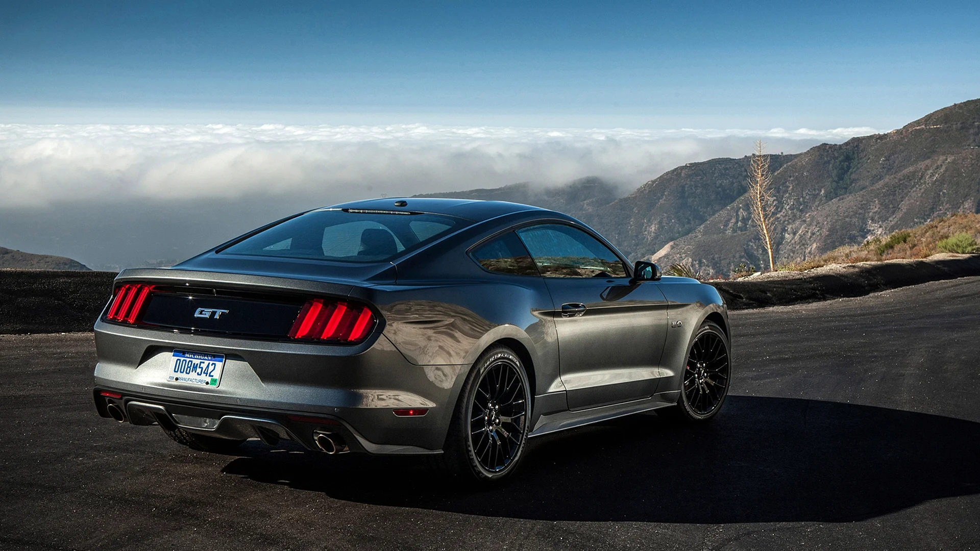 Mustang Gt 2021 Rear Wallpaper