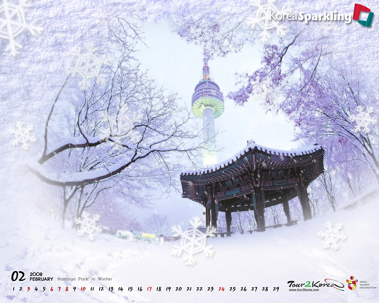 Namsan Winter Wallpaper