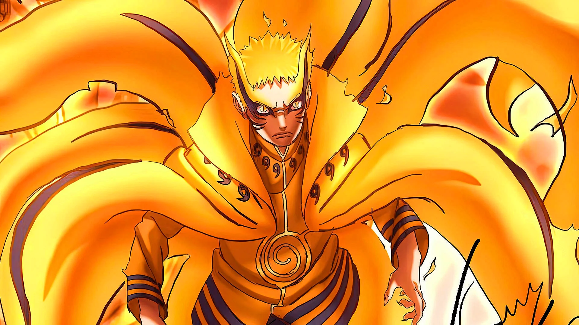 Naruto Baryon Mode Wallpaper