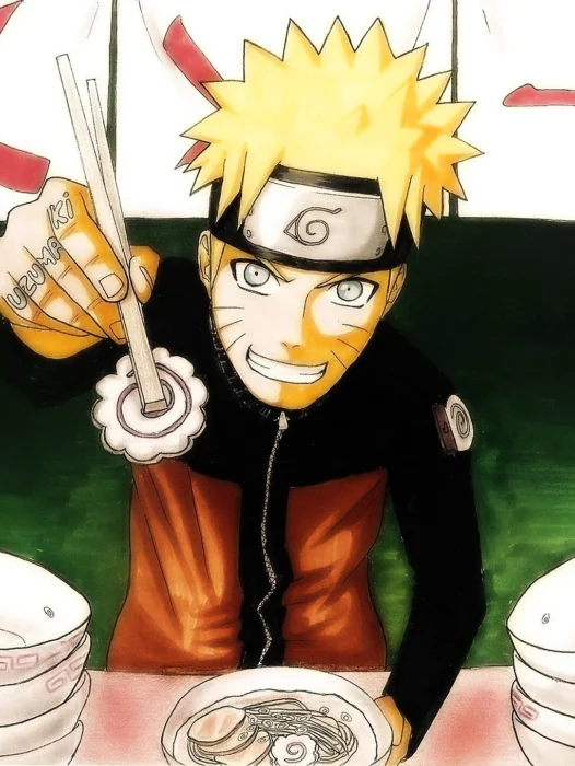 Naruto Eats Ramen Wallpaper