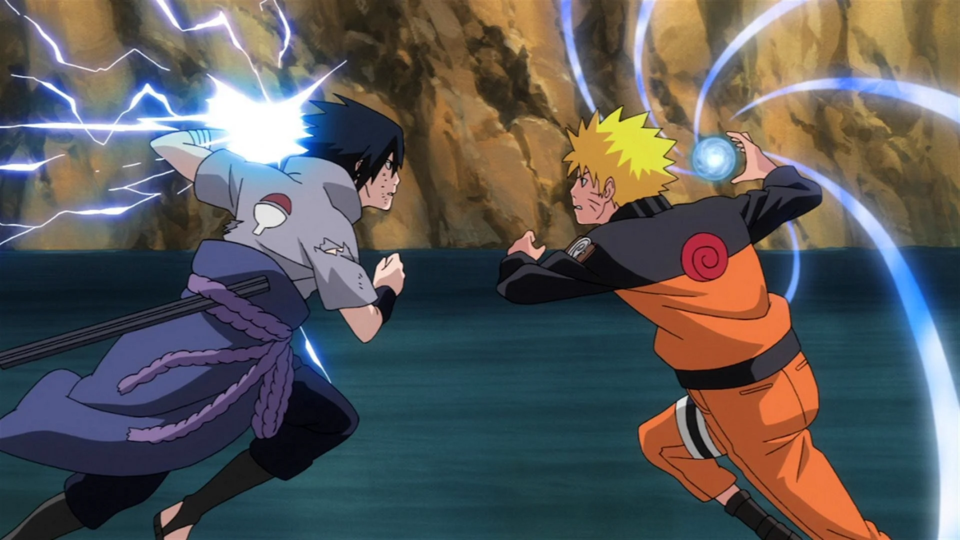 Naruto Sasuke Fight Wallpaper