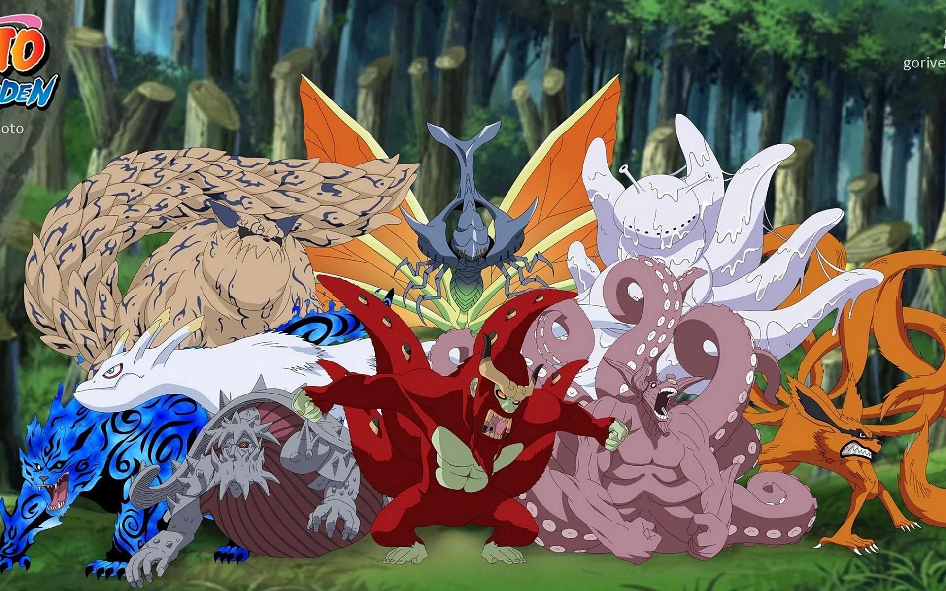 Naruto Tailed Beasts Wallpaper