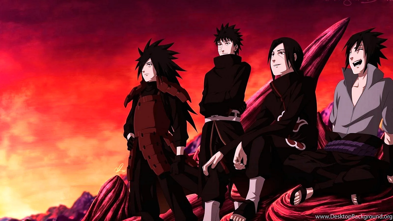 Naruto Uchiha Clan Wallpaper