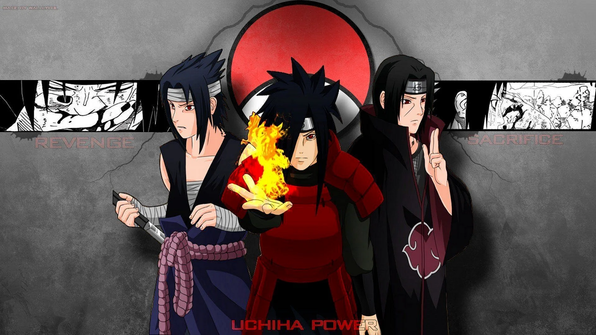 Naruto Uchiha Clan Wallpaper