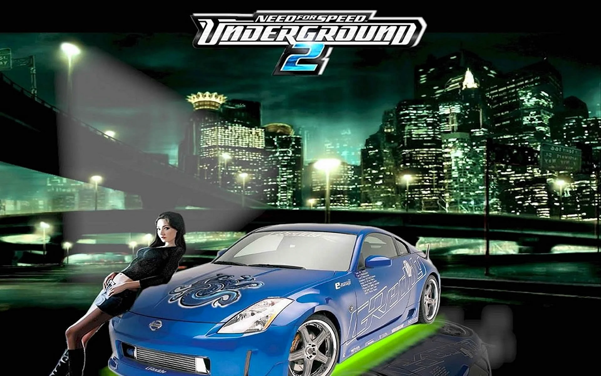 Песни из игры недфорспид. Need for Speed андеграунд 1. Недфорспид Underground 2. Need for Speed Underground 2 Постер. Need for Speed Underground 2 обои.