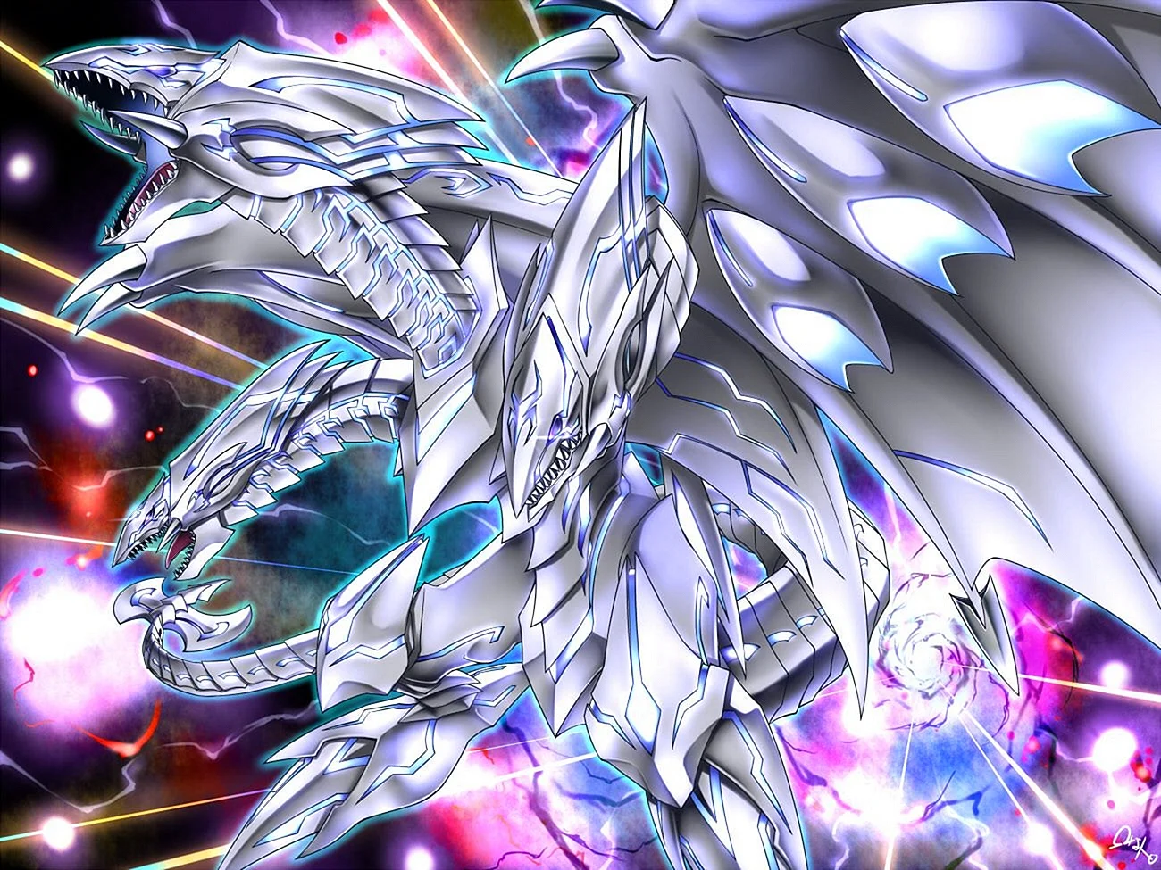 Neo Blue-Eyes Ultimate Dragon Wallpaper