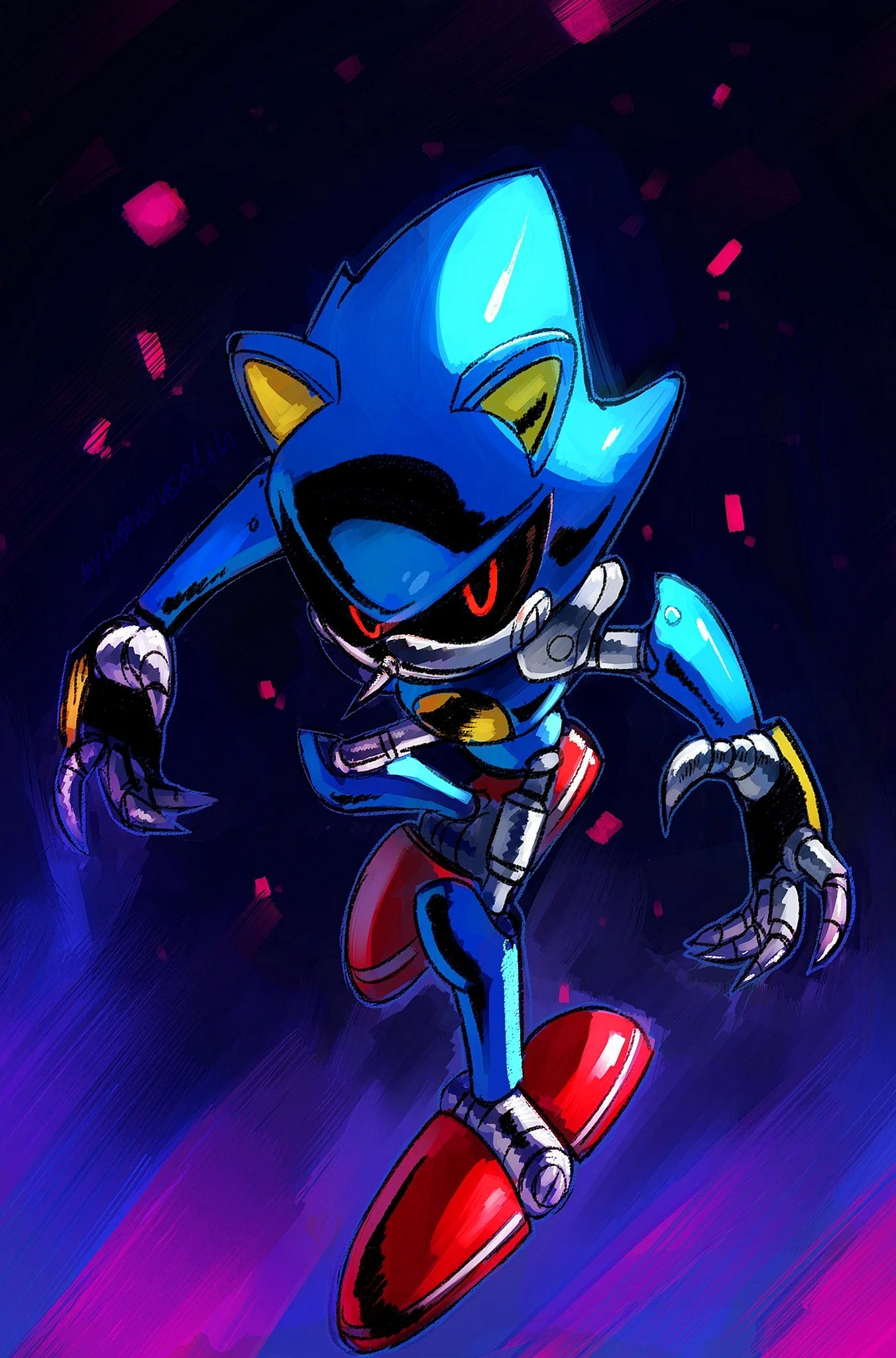 Neo Metal Sonic Wallpaper