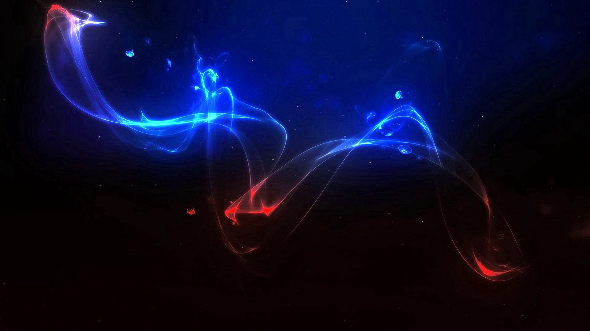 Neon Blue And Black Wallpaper