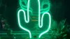 Neon Cactus Wallpaper