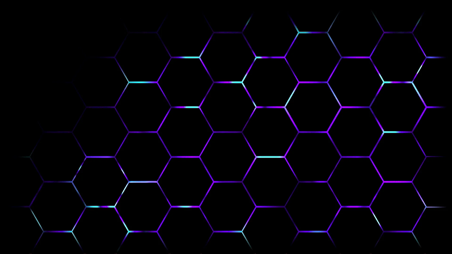 Neon Hexagon Wallpaper