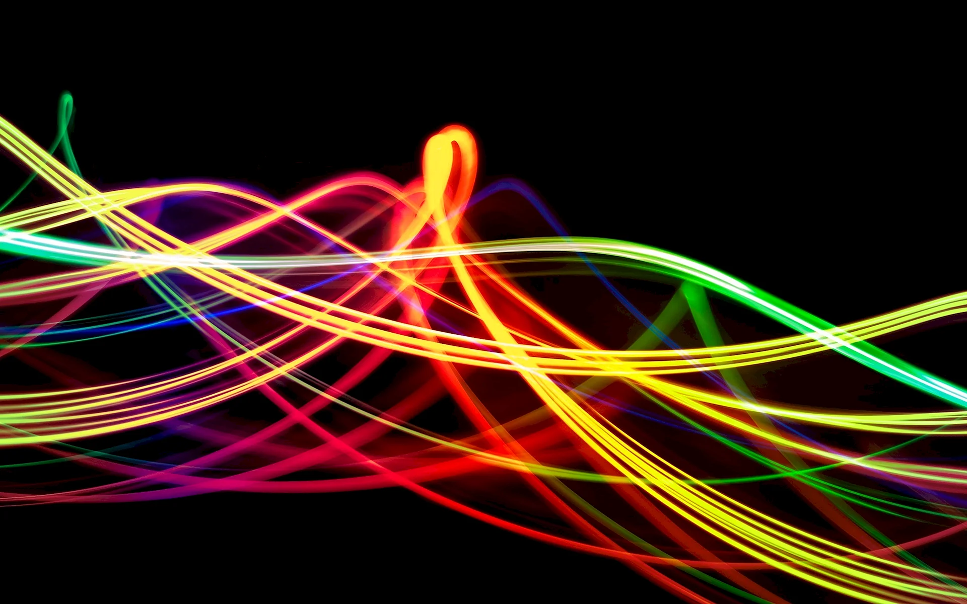 Neon Lines Wallpaper