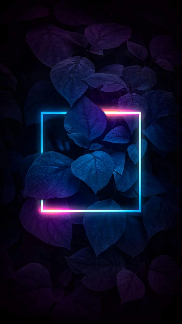 Neon Nature Wallpaper For iPhone