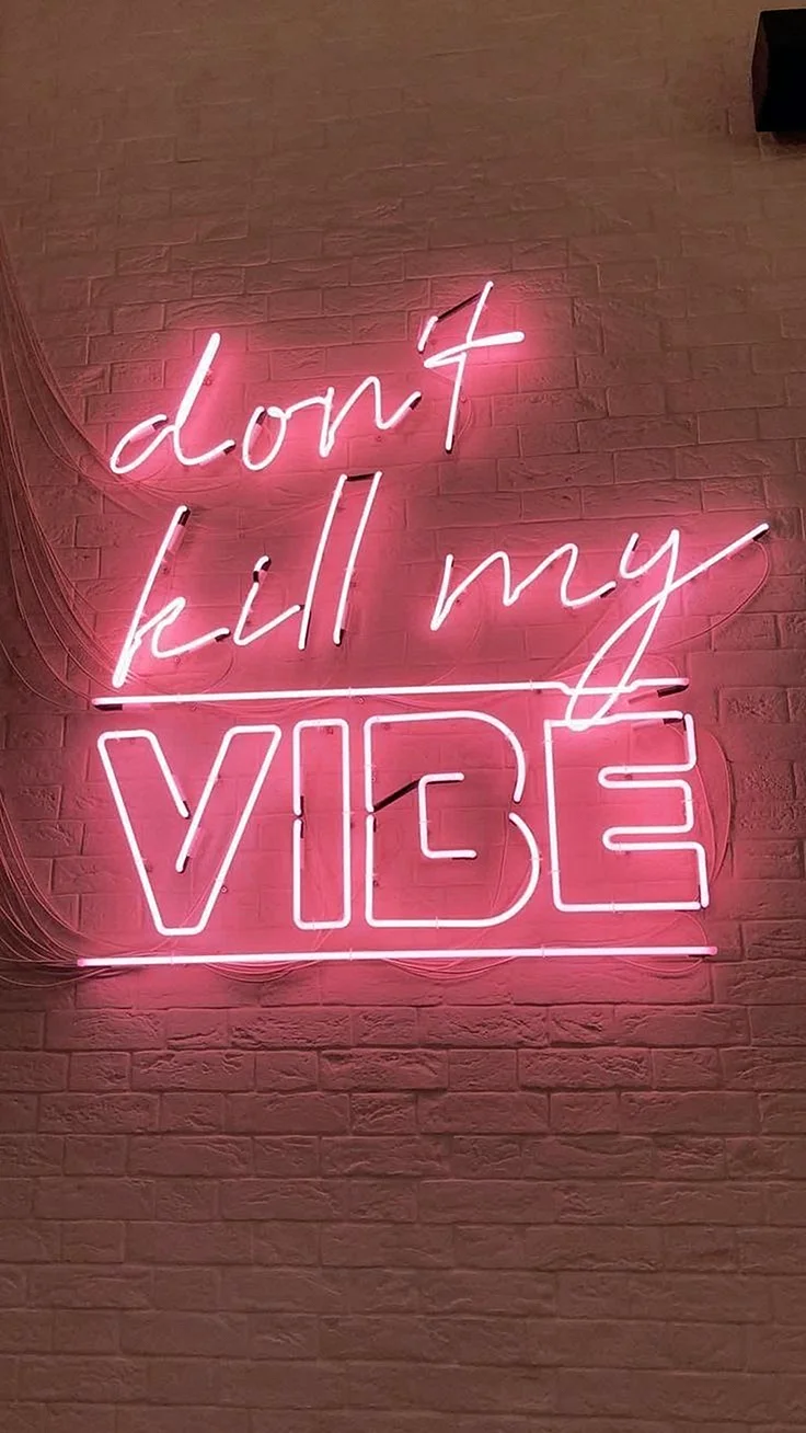 Neon Quotes Wallpaper For iPhone