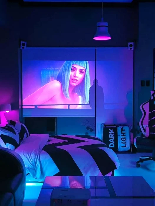 Neon Room Wallpaper