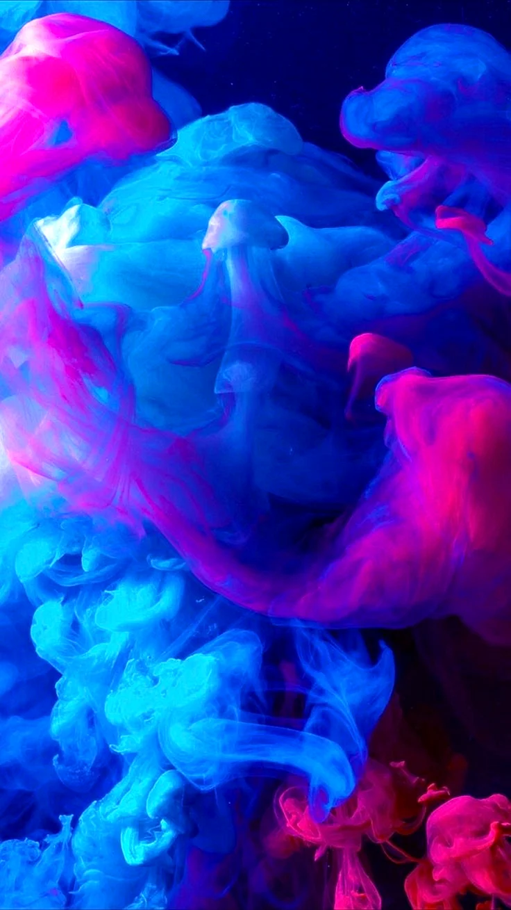 Neon Smoke Wallpaper For iPhone