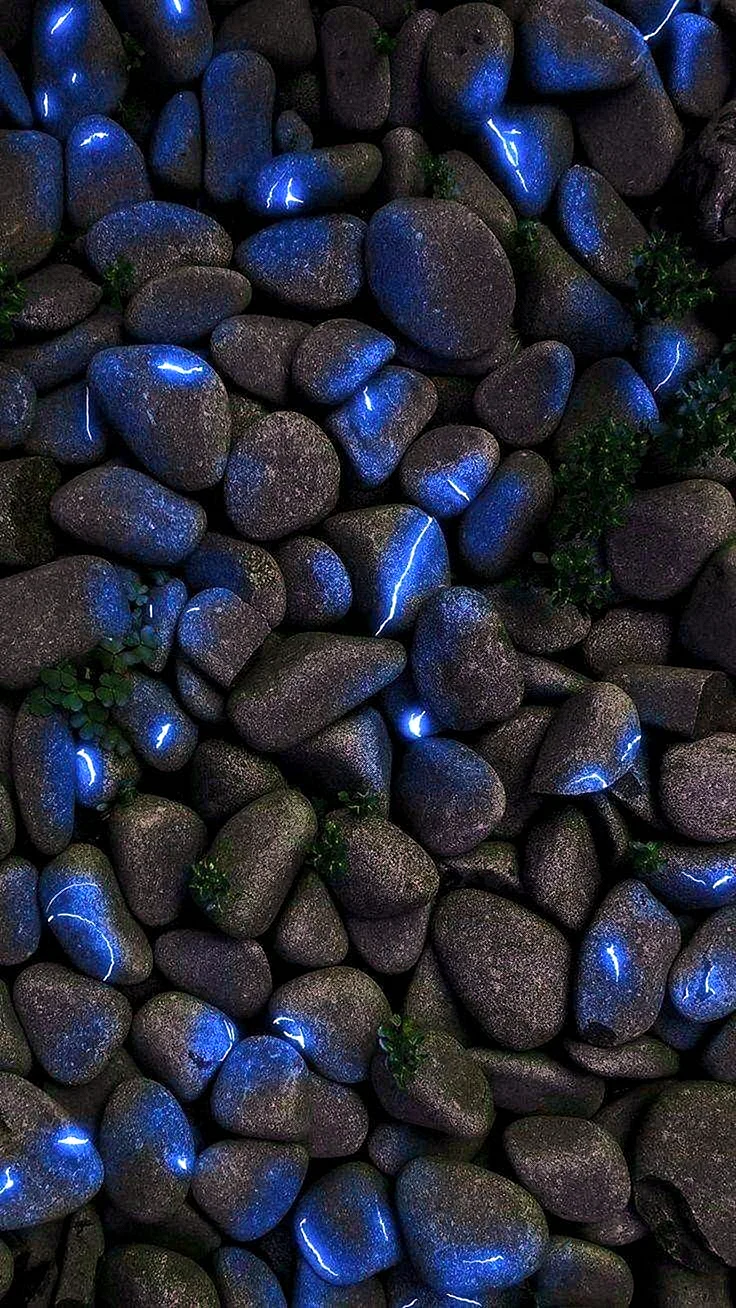 Neon Stone Wallpaper For iPhone