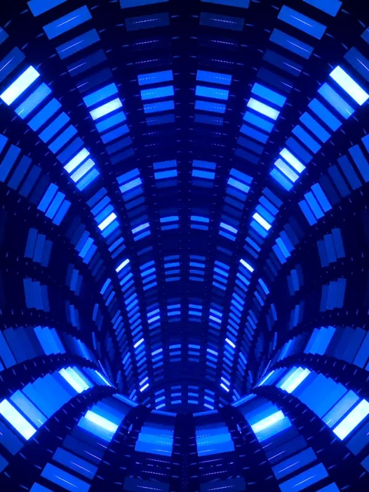 Neon Tunnel Wallpaper