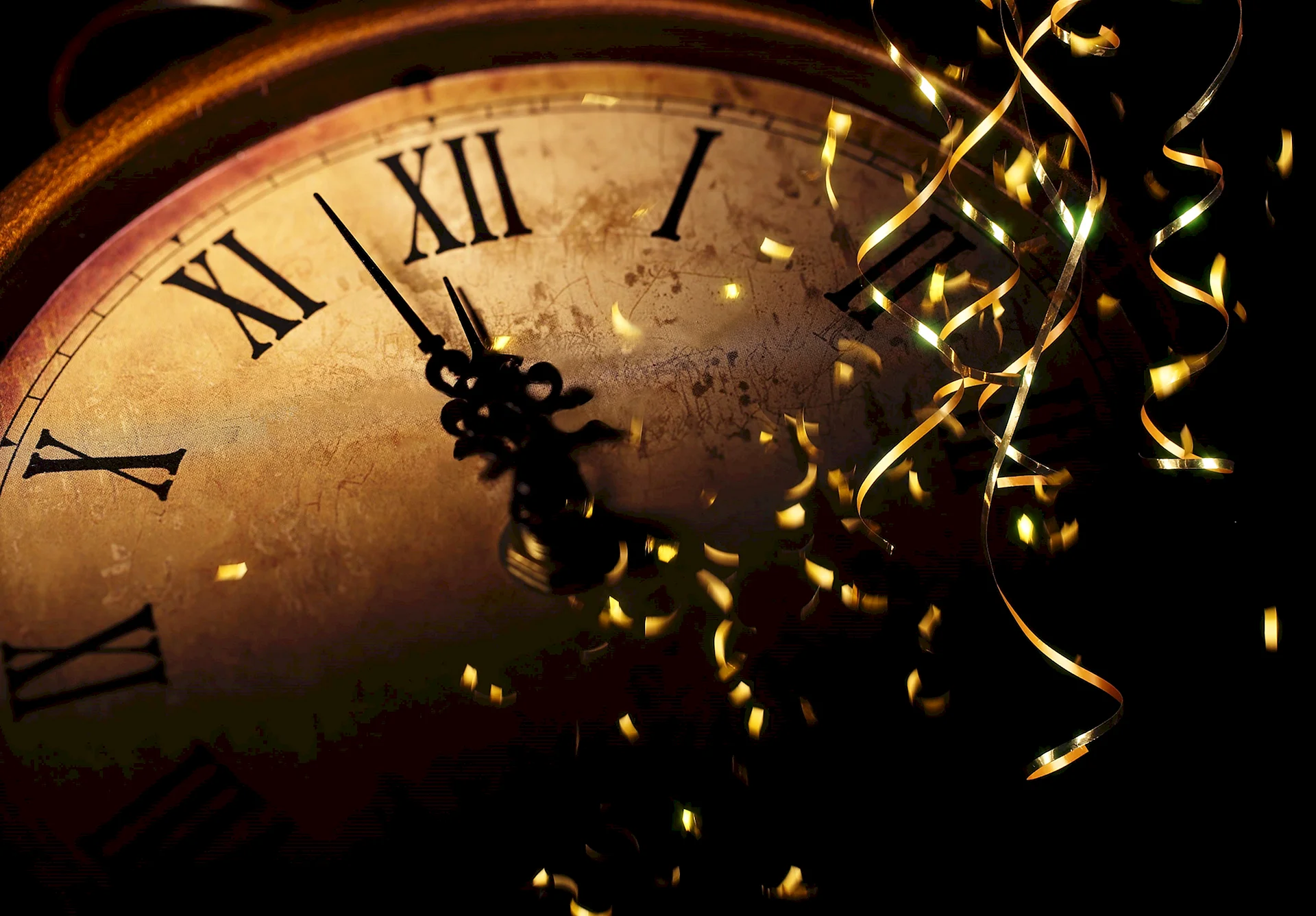 New year Clock Wallpaper