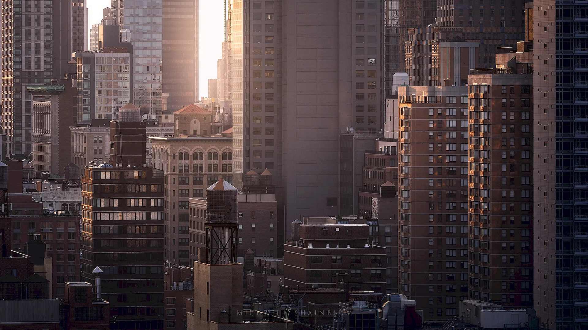 New York Roof Wallpaper