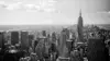 New York Skyline Black and White Wallpaper