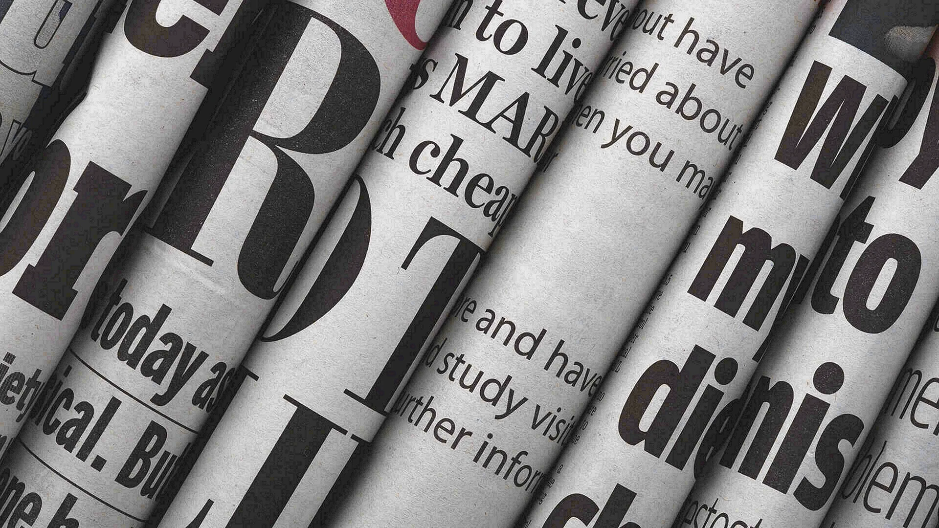 Newspaper Background Wallpaper