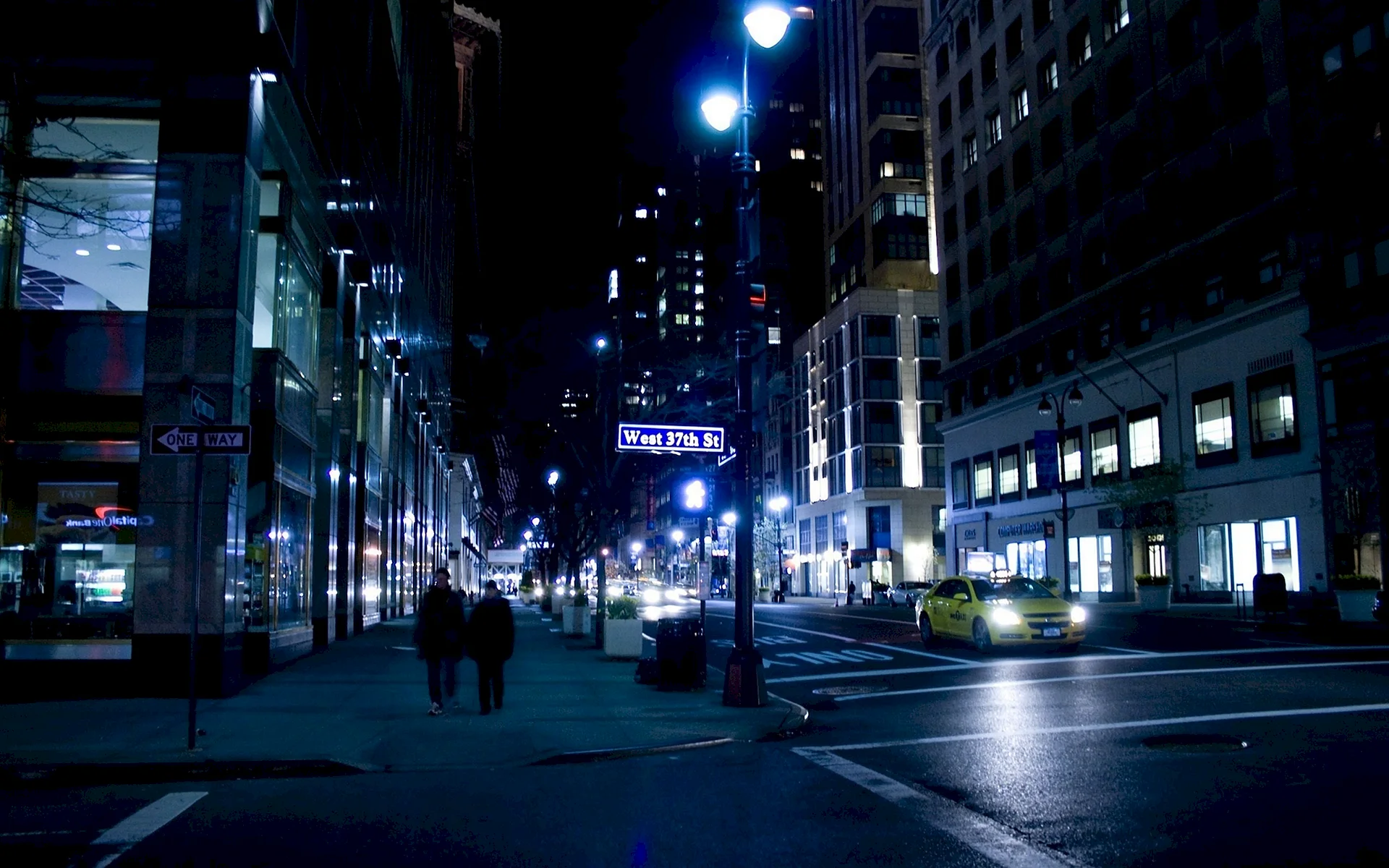 Night Street Wallpaper