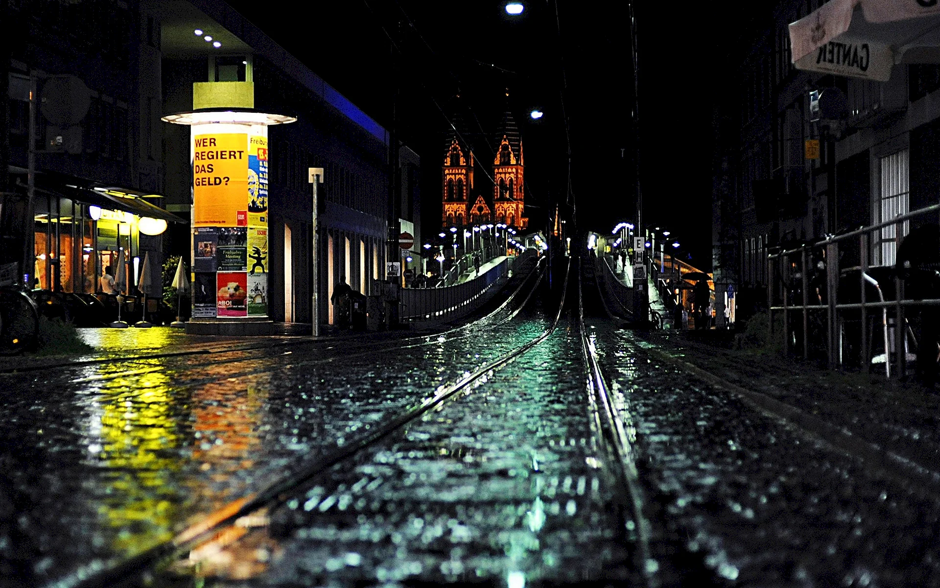 Night Street Wallpaper