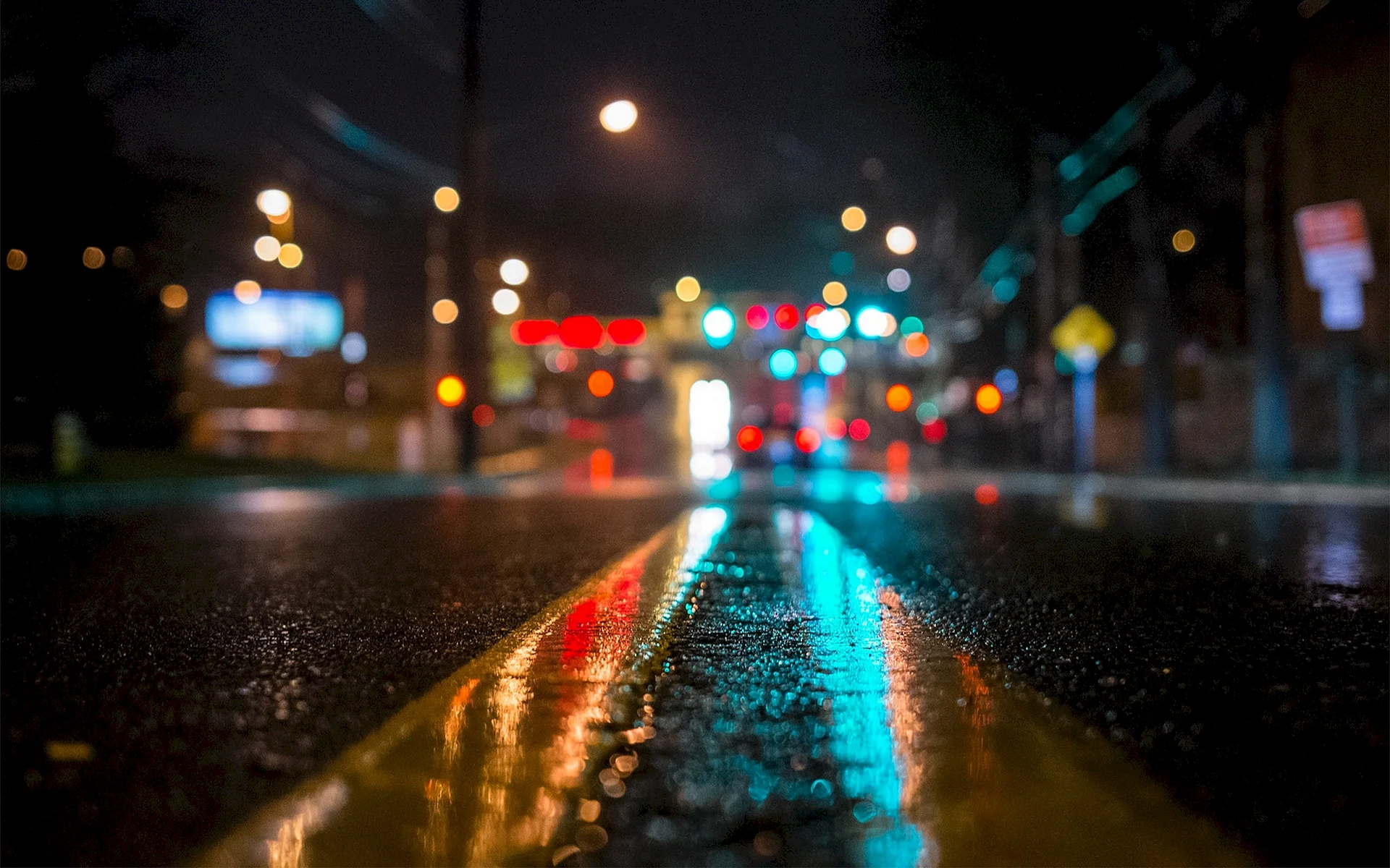 Night Street Wallpaper