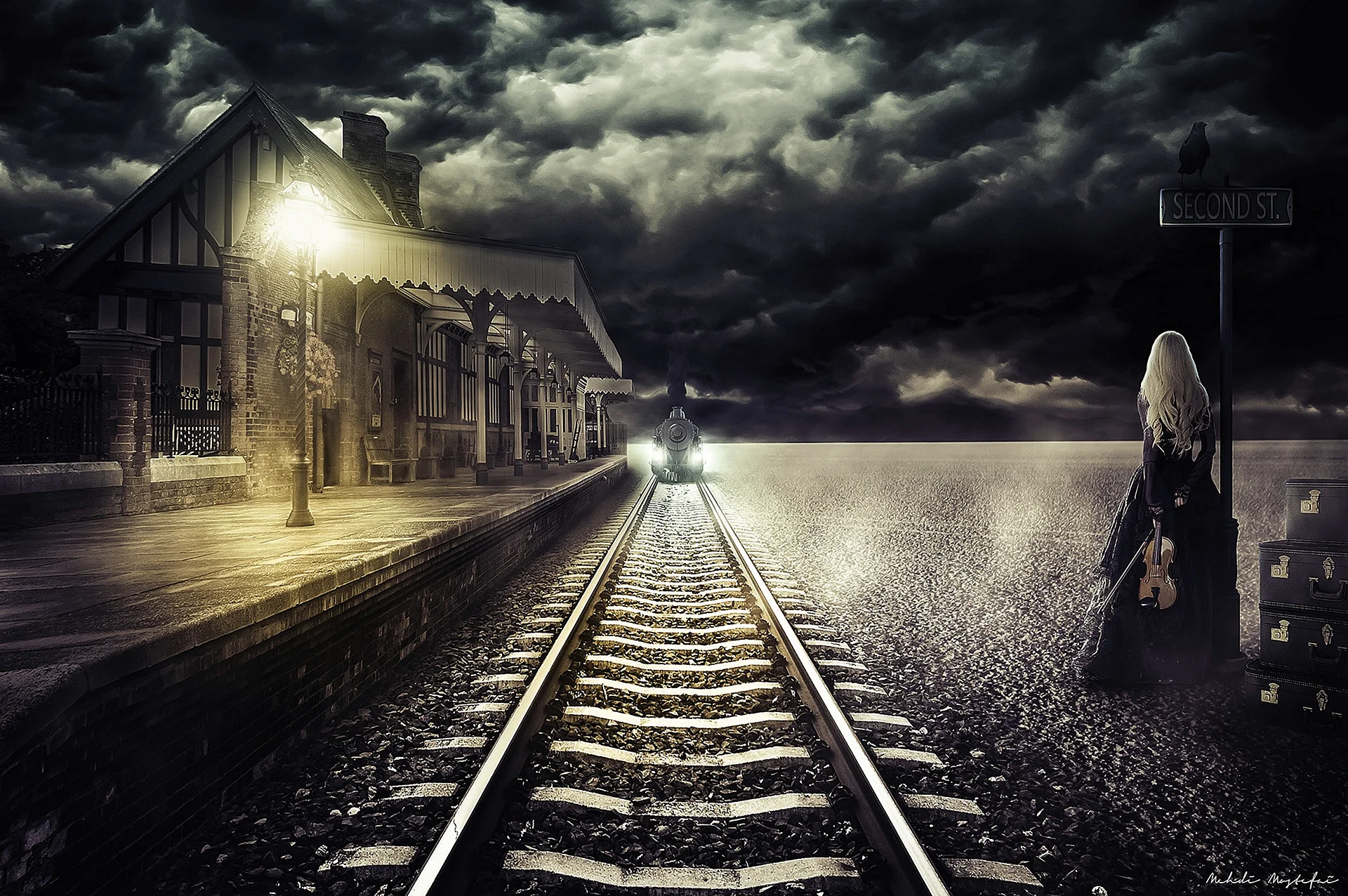 Night Train Wallpaper