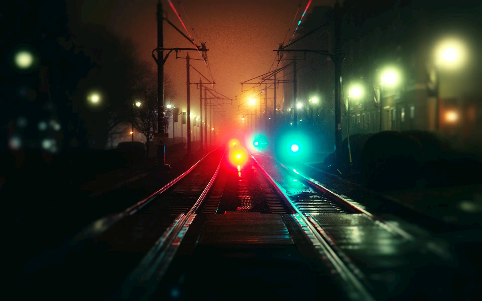 Night Train Wallpaper