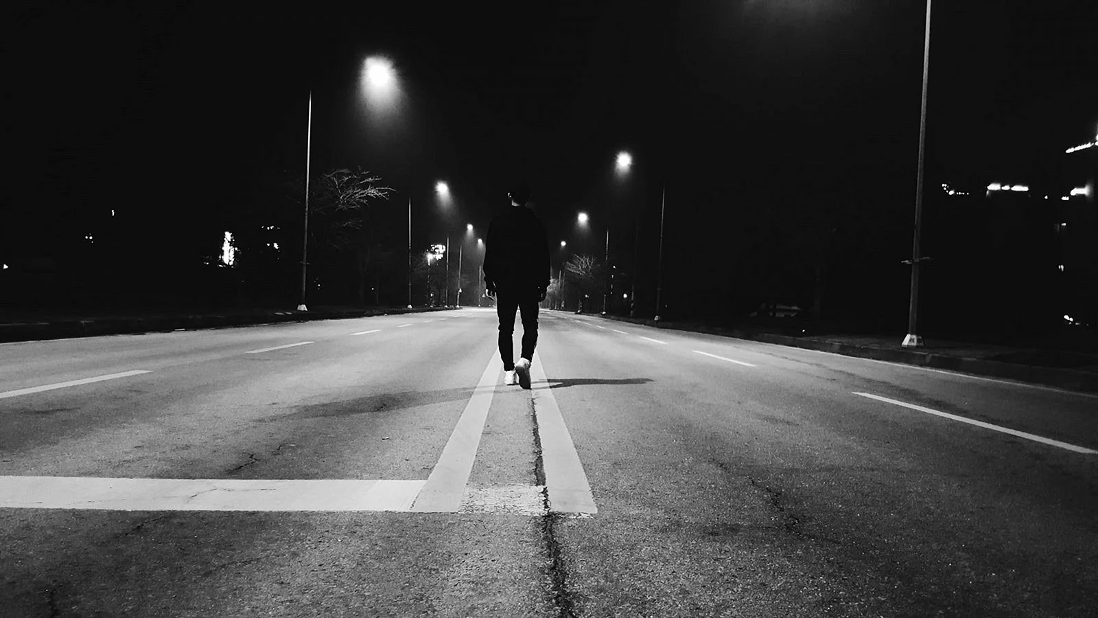 Night Walking Wallpaper