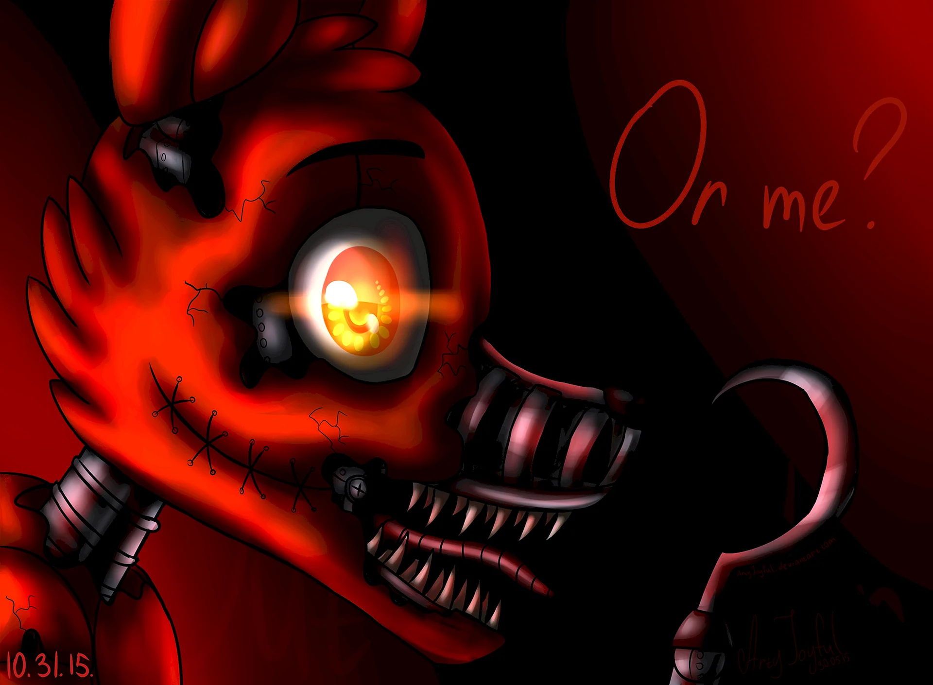 Nightmare Foxy Wallpaper