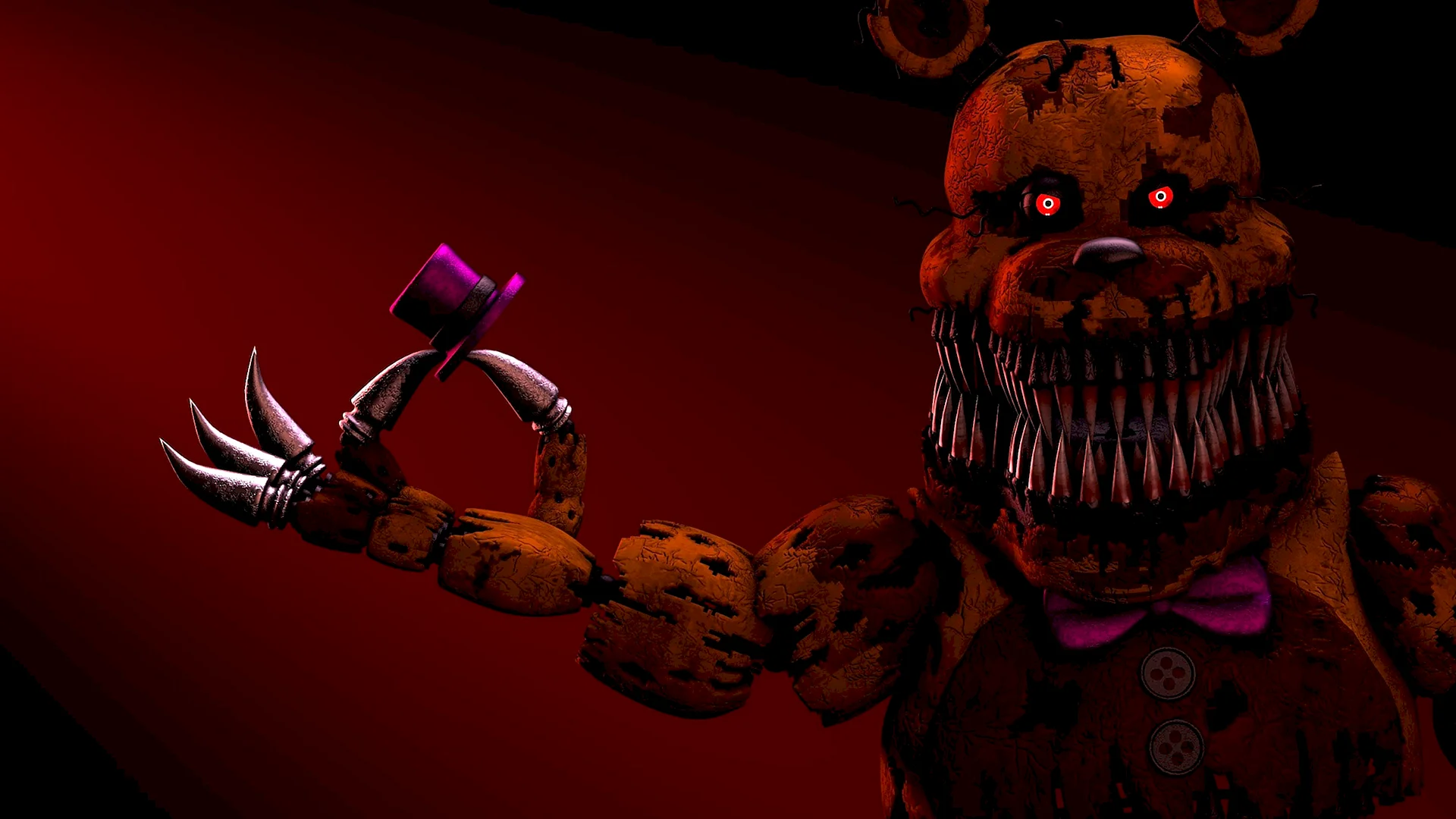 Nightmare Side Freddy Wallpaper